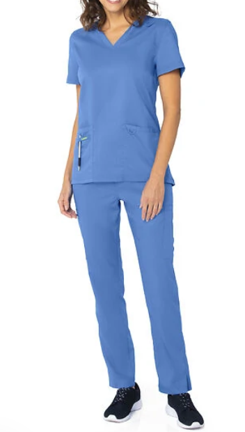 womens Scrub Light blue